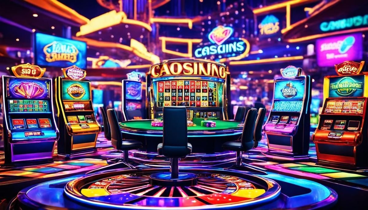 Smartphone displaying sports coverage and casino game options on mobile-optimized interface